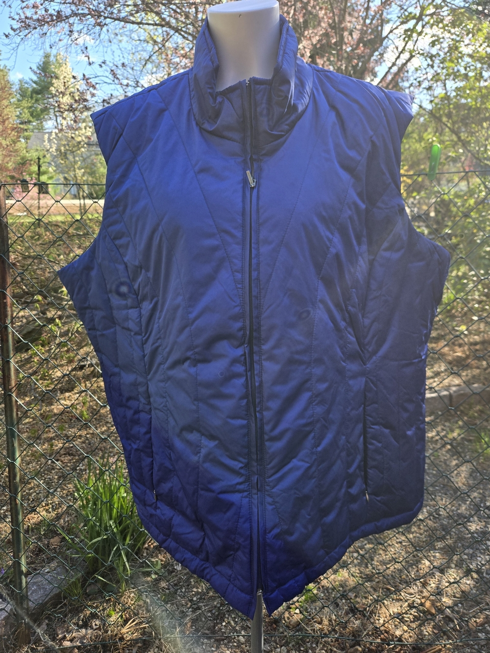 Anthony Richards Royal Blue Quilted Puffer Vest